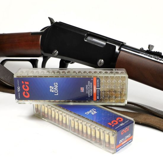 Picture of CCI 22 LONG HIGH VELOCITY 29GR COPPER ROUND NOSE, 100RD/BOX