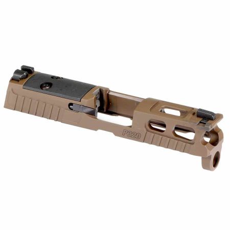 Picture of SIG P320 SERIES PRO-CUT SLIDE ASSEMBLY COYOTE 3.6", XRAY3 SIGHTS, R2 OPTICS READY