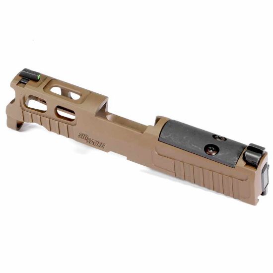 Picture of SIG P320 SERIES PRO-CUT SLIDE ASSEMBLY COYOTE 3.6", XRAY3 SIGHTS, R2 OPTICS READY
