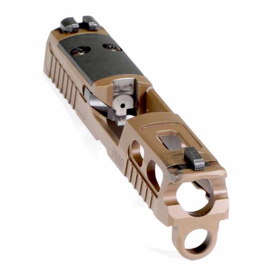 Picture of SIG P320 SERIES PRO-CUT SLIDE ASSEMBLY COYOTE 3.6", XRAY3 SIGHTS, R2 OPTICS READY