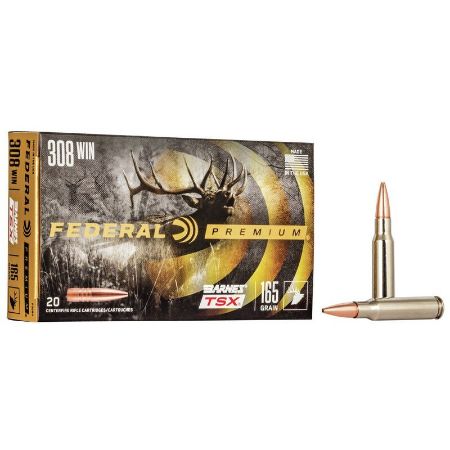 Picture of FEDERAL BARNES TSX .308 WIN 165GR, 20RD/BOX