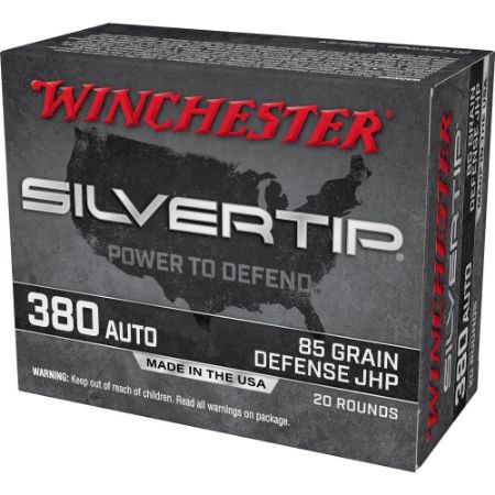 Picture of WINCHESTER SILVERTIP 380ACP 85GR JHP, 20RD/BOX