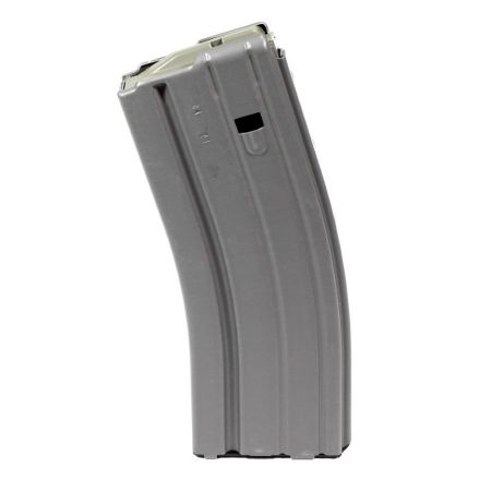 D&H AR15 30rd Magazine, Teflon Finish, Magpul Enhanced Follower, Gray, 5.56, 556, 5.56x45, 5.56 NATO, M4 M16, MilSpec, Mil-Spec, 850012639039, DH-556-30-GRY, DH-30-AL-LZ-GT-MP, RTG Parts