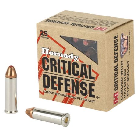 Picture of HORNADY CRITICAL DEFENSE 38 SPECIAL 110GR FTX FLEXTIP, 25RD BOX