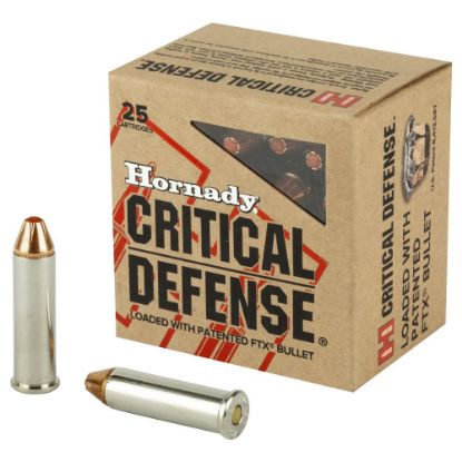 Picture of HORNADY CRITICAL DEFENSE 357 MAGNUM 155GR FTX FLEXTIP, 25RD BOX