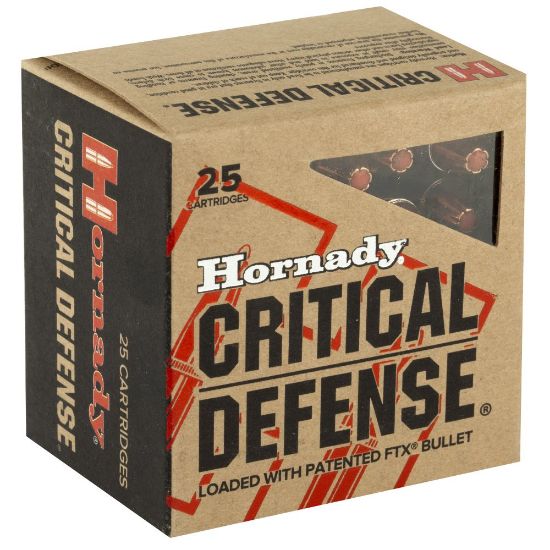 Picture of HORNADY CRITICAL DEFENSE 357 MAGNUM 155GR FTX FLEXTIP, 25RD BOX