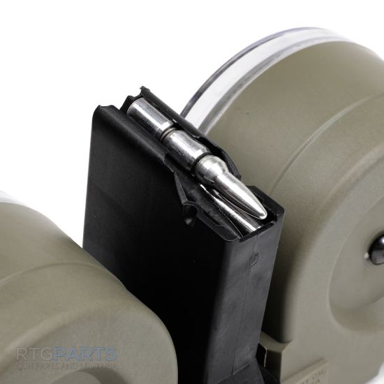 Picture of RWB AR15 100RD DOUBLE DRUM MAG WITH POUCH, ODG