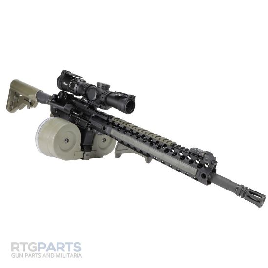 Picture of RWB AR15 100RD DOUBLE DRUM MAG WITH POUCH, ODG
