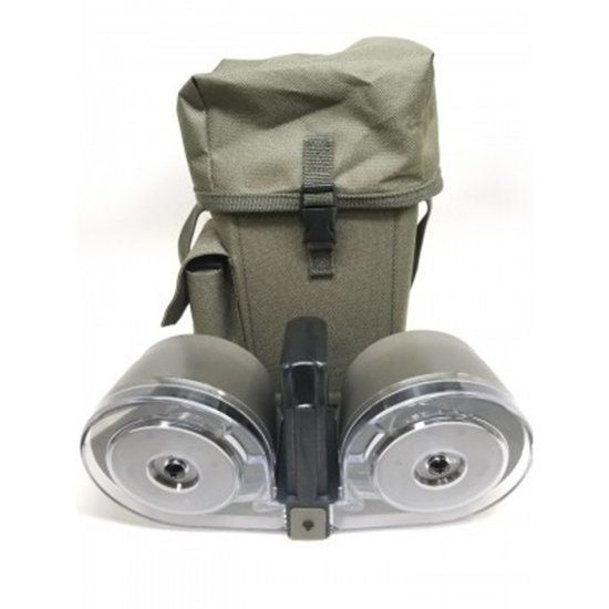 Picture of RWB AR15 100RD DOUBLE DRUM MAG WITH POUCH, ODG