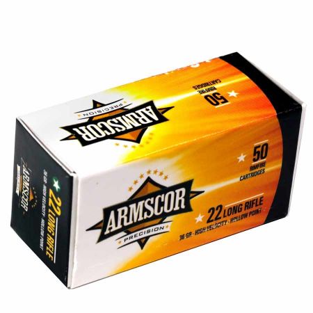 Picture of ARMSCOR .22LR 36GR HIGH-VELOCITY HOLLOW POINT, 50RD/BOX