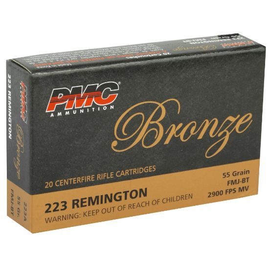 PMC .223 Remington 55gr FMJ Boat Tail, 20rd Box, 741569060080, AMMO-PMC-223A, 223remammoseek, RTG Parts