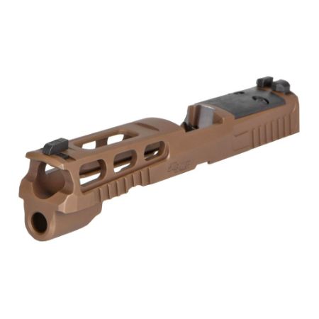 Picture of SIG P320 SERIES PRO-CUT SLIDE ASSEMBLY COYOTE 4.7", XRAY3 SIGHTS, R2 OPTICS READY