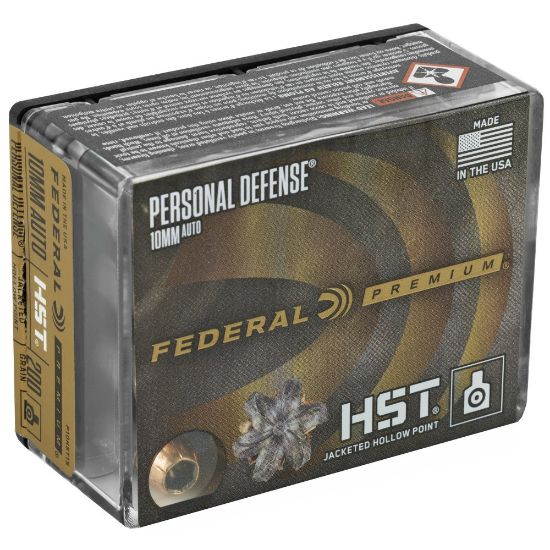 Picture of FEDERAL PD HST 10MM 200GR JHP, 20RD BOX