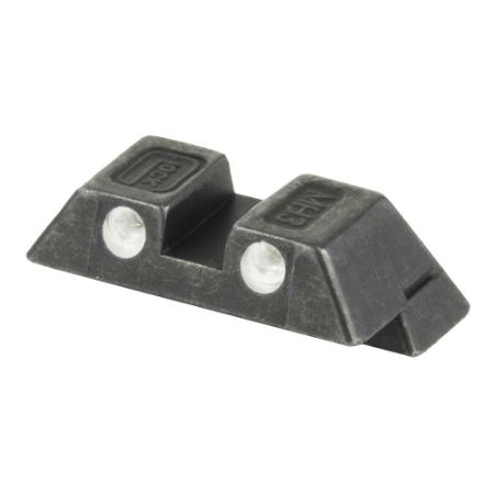 Picture of GLOCK OEM REAR NIGHT SIGHT 6.5MM, FITS GLOCK 17/19/22/23/26/27/33/34/35, GREEN DOTS