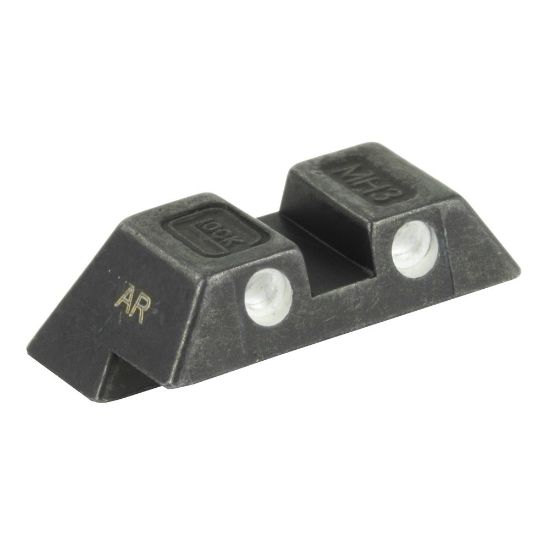 Picture of GLOCK OEM REAR NIGHT SIGHT 6.5MM, FITS GLOCK 17/19/22/23/26/27/33/34/35, GREEN DOTS