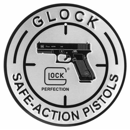 Picture of GLOCK OEM 12 INCH ALUMINUM SAFE ACTION PROMO SIGN
