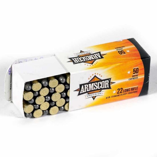 Picture of ARMSCOR .22LR 40GR SOLID POINT, 50RD/BOX