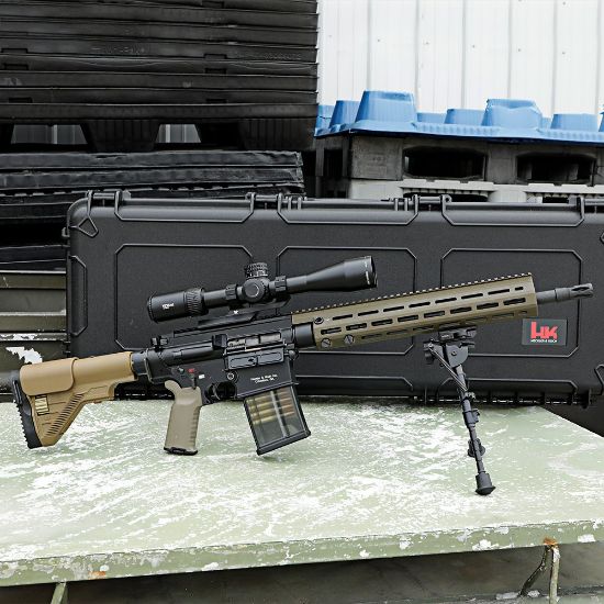 Picture of HK MR762 14.7 INCH M-LOK HANDGUARD NEW, FDE