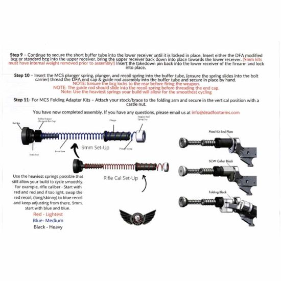 Picture of GEAR HEAD WORKS 4 INCH SCW TAILHOOK PISTOL BRACE, RIFLE CALIBER