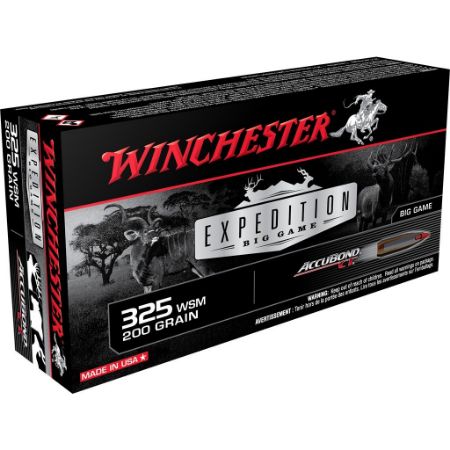 Picture of WINCHESTER EXPEDITION BIG GAME 325 WSM 200GR ACCUBOND CT, 20RD/BOX