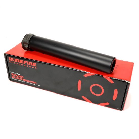 Picture of SUREFIRE 7.62MM/.308 MACHINE GUN M240 SOCOM FAST-ATTACH SUPPRESSOR TRAINER, BLACK