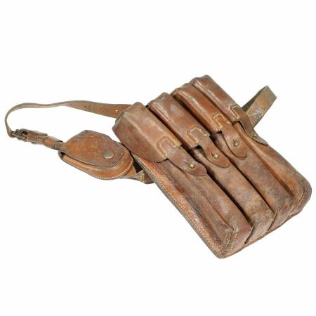Picture of YUGO M56 LEATHER MAGAZINE POUCH, GREAT FOR PPSH41 M49/57