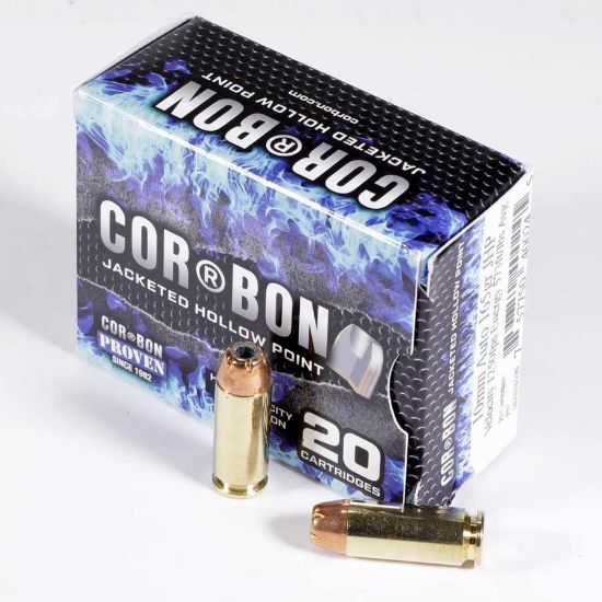 Picture of CORBON SELF DEFENSE 10MM 165GR JACKETED HOLLOW POINT, 20RD BOX