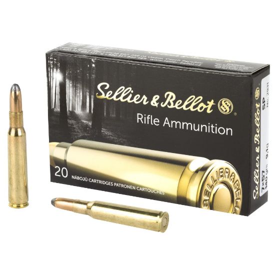 Picture of S&B 7X57MM MAUSER 140GR SP, 20RD BOX