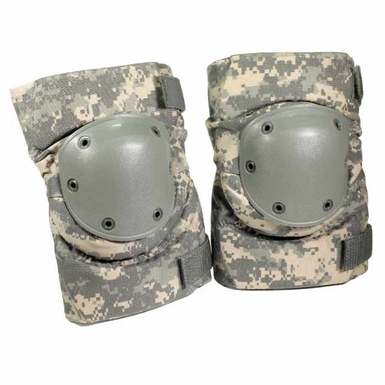 USGI ACU Camo Knee Pads New, Size Large, AT-Digital, BIN-44, RTG Parts