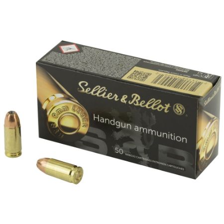 Picture of S&B 9MM 115GR JHP, 50RD BOX