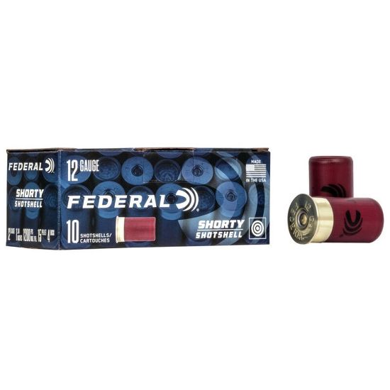 Picture of FEDERAL SHORTY SHELLS 12GA 1.75" 15/16 OZ #4 BUCKSHOT, 10/BOX