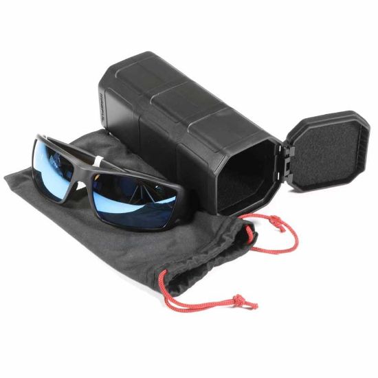 Picture of MAGPUL INDUSTRIES ASCENT EYEWEAR, POLARIZED, BLACK FRAME, BRONZE / BLUE MIRROR
