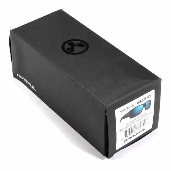 Picture of MAGPUL INDUSTRIES ASCENT EYEWEAR, POLARIZED, BLACK FRAME, BRONZE / BLUE MIRROR