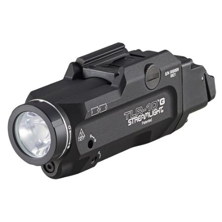 Picture of STREAMLIGHT TLR-10 G FLEX WEAPONLIGHT, 1000 LUMEN WHITE LED W/ GREEN LASER, BLACK