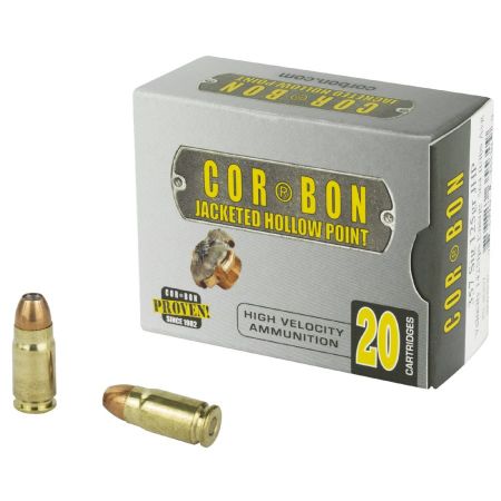 Picture of CORBON SELF DEFENSE 357SIG 125GR JACKETED HOLLOW POINT, 20RD BOX