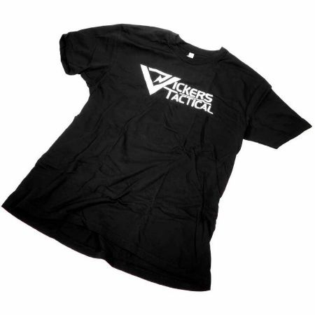 Picture of VICKERS TACTICAL LOGO T-SHIRT, BLACK, 2XL