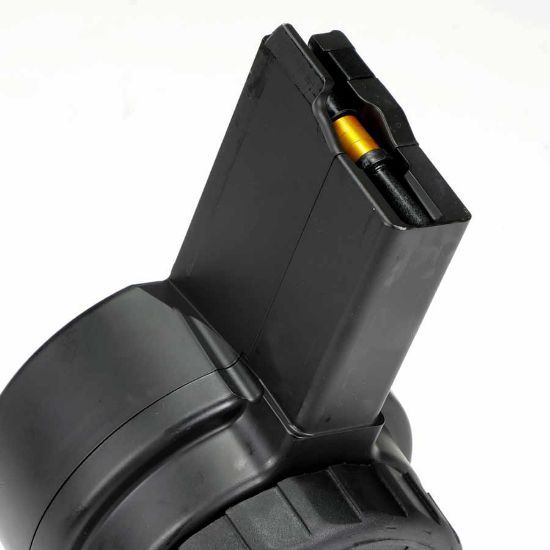 Picture of WARRIOR SYSTEMS W15 50RD AR15/M4 DRUM MAGAZINE, BLACK