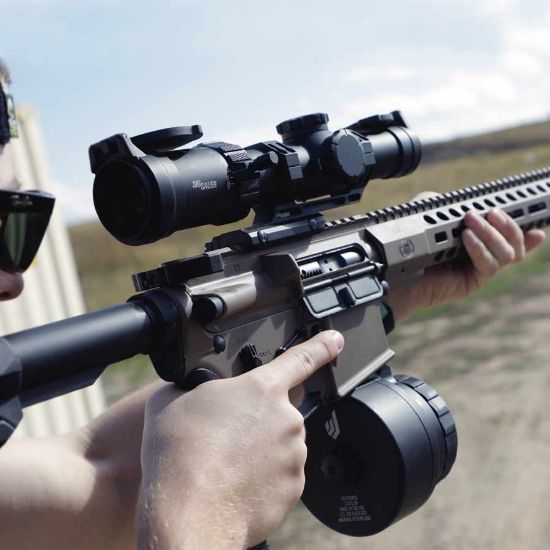 Picture of WARRIOR SYSTEMS W15 50RD AR15/M4 DRUM MAGAZINE, BLACK