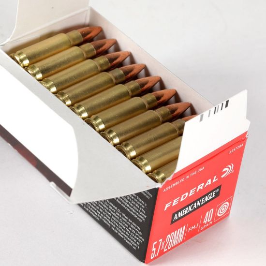 Picture of FEDERAL AMERICAN EAGLE 5.7X28MM, 40GR, 50RD / BOX