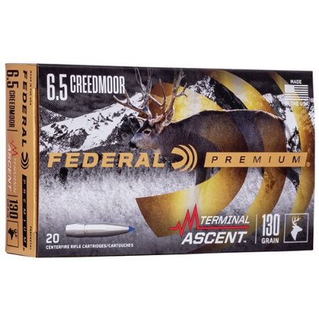Picture of FEDERAL PREMIUM TERMINAL ASCENT 6.5 CREEDMOOR, 130GR, 20RD / BOX