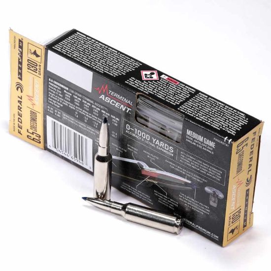 Picture of FEDERAL PREMIUM TERMINAL ASCENT 6.5 CREEDMOOR, 130GR, 20RD / BOX