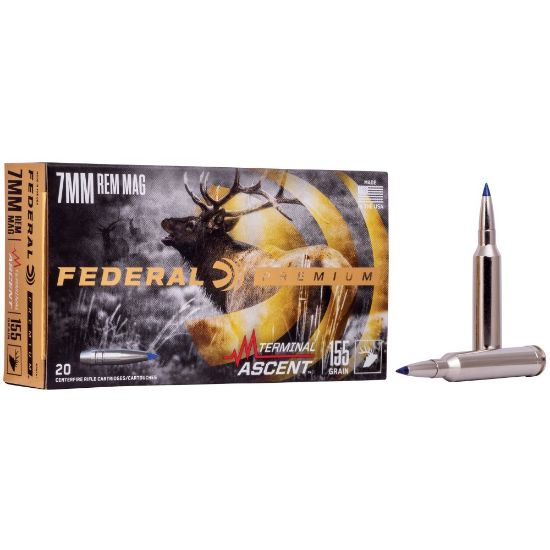 Picture of FEDERAL PREMIUM TERMINAL ASCENT 7MM REM MAG, 155GR, 20RD / BOX
