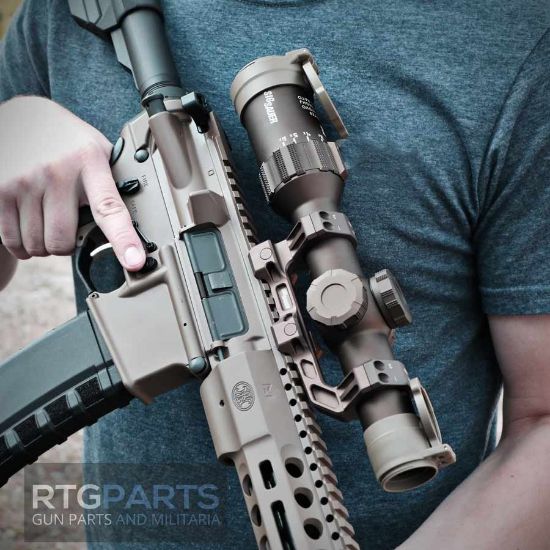 Picture of MILITARY OVER RUN SIG TANGO6T 1-6x24 RIFLE SCOPE, FFP, DWLR6-556 RETICLE, INCLUDES ALPHA4 TITANIUM MOUNT