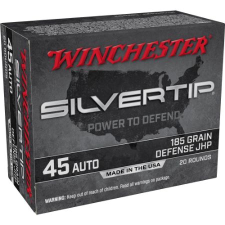 Picture of WINCHESTER SILVERTIP .45 ACP 185GR JHP, 20RD/BOX