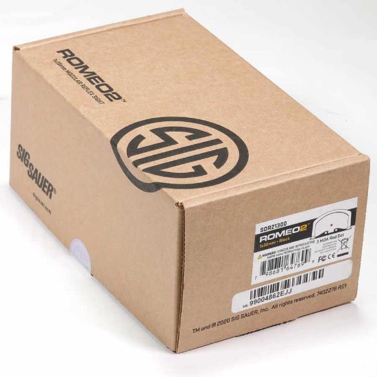 Picture of SIG ROMEO2 RED DOT 1X30 3 MOA REFLEX SIGHT, OPEN OR CLOSED EMITTER