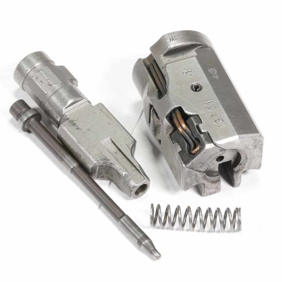 Picture of HK MP5 9MM IG DATE CODED BOLT HEAD COMPLETE W/ FIRING PIN, LOCKING PIECE, SPRING