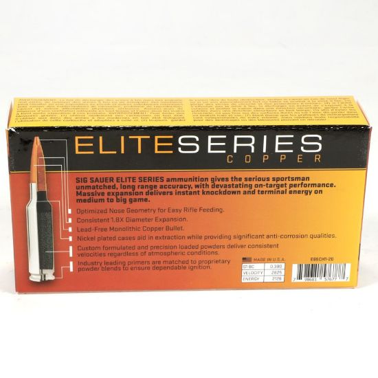 Picture of SIG SAUER 6.5 CREEDMOOR 120GR ELITE MATCH GRADE HT, 20RD BOX