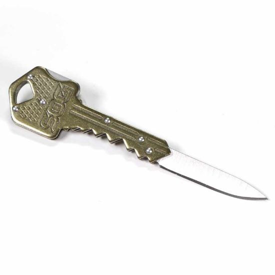 Picture of SOG KNIVES & TOOLS FOLDING KEY KNIFE, 1.5 INCH, BRASS