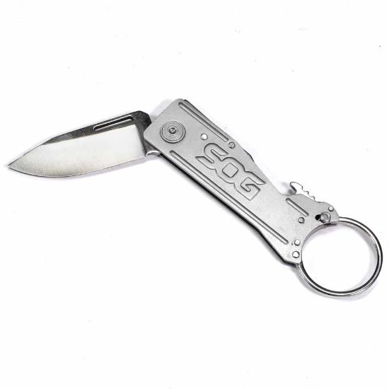 Picture of SOG KNIVES & TOOLS KEYTRON FOLDING KNIFE, 1.8 INCH, GRAY