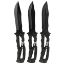 Picture of SOG THROWING KNIVES, PARACORD HANDLE, INCLUDES SHEATH, 3 PACK